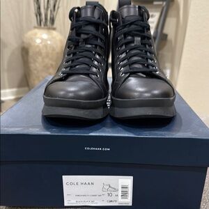 Cole Haan Black Sneakers with Classic Design